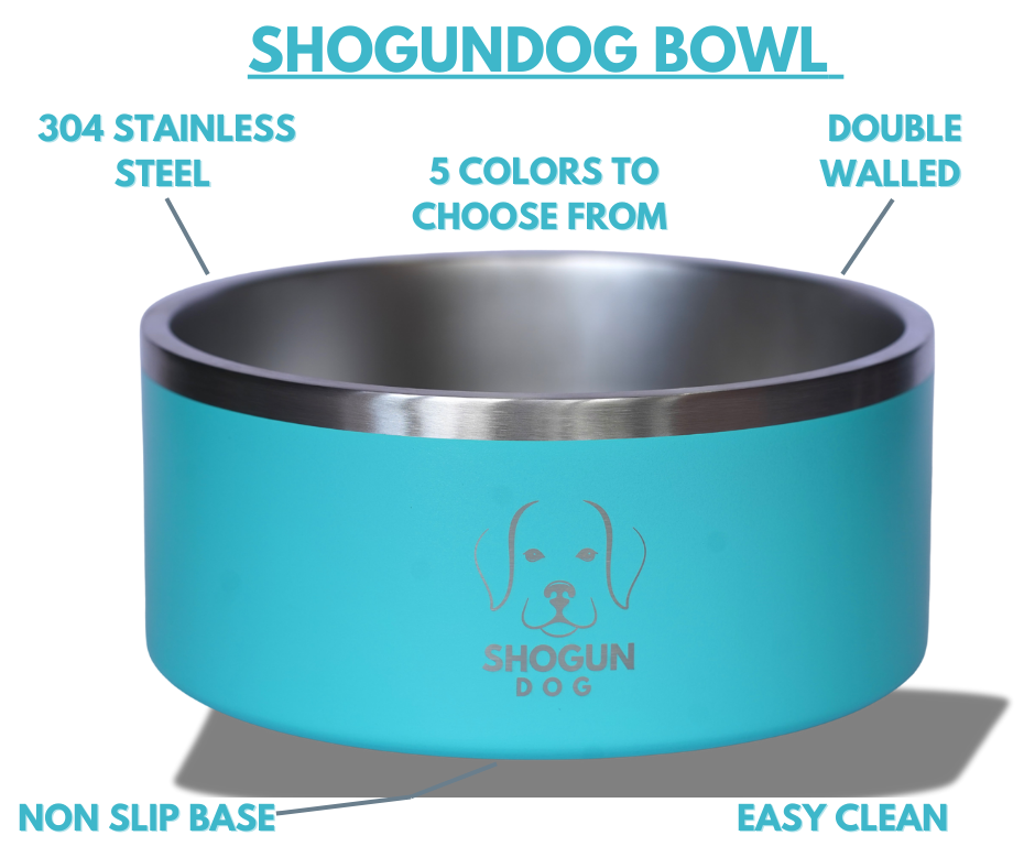 Shogundog Stainless Steel Dog Bowl